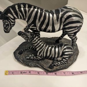 Bundle of 3 home decor zebra pieces